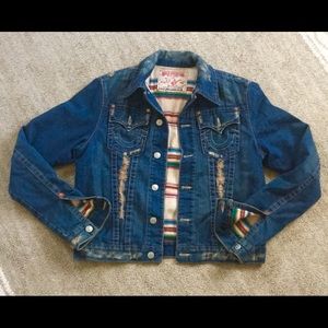 True Religion Jimmy Sarape Men's Jean Jacket